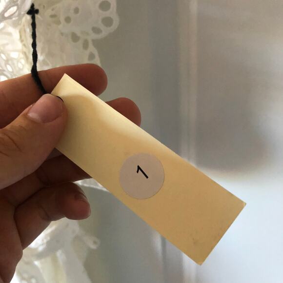 $598 Nightcap Clothing White Eyelet Lace Tie Behind Dress New with tags size 1 - Picture 7 of 12